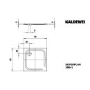 Kaldewei 447500010231 DW SUPERPLAN Mod.386-1,800x800x25