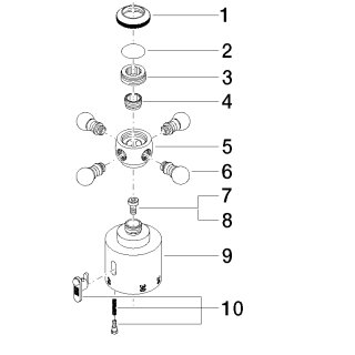 DORNBRACHT 11420360-39 Skalengriff MADISON 11420360 Dark
