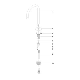 DORNBRACHT 13716882-42 WT-Stand-Ausl. SERIENSPEZIFISCH