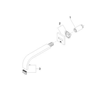 DORNBRACHT 13800782-39 WT-Wand-Ausl. ohne Ablaufgarnitur MEM