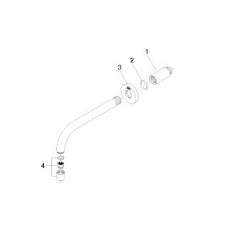 DORNBRACHT 13800882-99 WT-Wand-Ausl. SERIENSPEZIFISCH