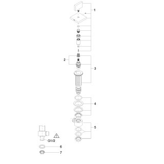 DORNBRACHT 20000783-39 Seitenventil, linksschließend MEM