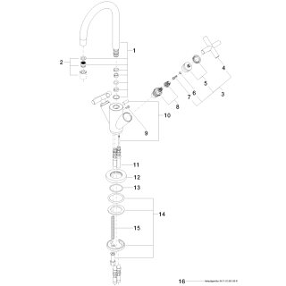 DORNBRACHT 22512892-42 WT-ELB mit Ablaufgarnitur TARA