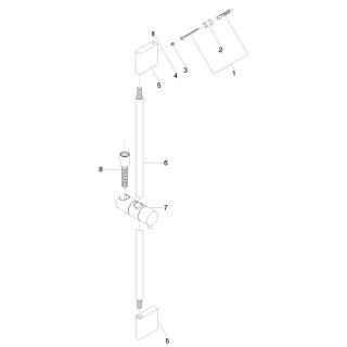 DORNBRACHT 26413979-39 Duschgarn. SERIENNEUTRAL 26413979