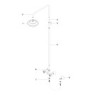 DORNBRACHT 26633360-42 Shower Pipe mit Brausebatterie