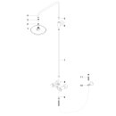 DORNBRACHT 26633892-42 Shower Pipe ohne Handbrause TARA