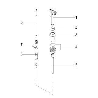 DORNBRACHT 27718809-42 Spülbrausegarnitur VAIA 27718809