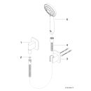 DORNBRACHT 27803845-27 Schlauchbrausegarn. m.Einzelros.