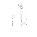 DORNBRACHT 27803892-42 Schlauchbrausegarn. m.Einzelros. TARA