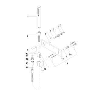 DORNBRACHT 27818980-39 Schlauchbrausegarn. SERIENSPEZIFISCH