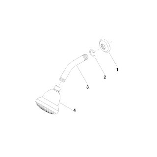 DORNBRACHT 28508360-390010 Kopfbrause MADISON 28508360 Dark