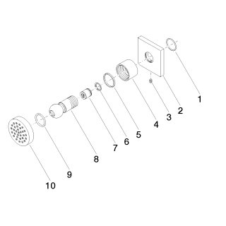 DORNBRACHT 28528782-42 Stb SERIENSPEZIFISCH 28528782 Bronze