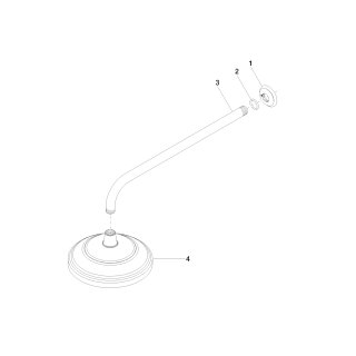 DORNBRACHT 28545977-39 Regenbrause mit Wandanbindung MADISON