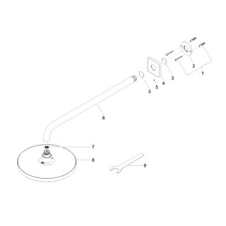 DORNBRACHT 28648670-42 RB mit Wandanbindung SERIENSPEZIFISCH