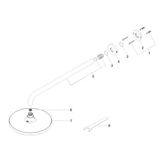 DORNBRACHT 28649970-39 RB mit Wandanbindung SERIENSPEZIFISCH