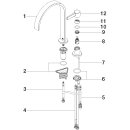 DORNBRACHT 32815682-42 Zweilochbatterie mit Einzelrosetten