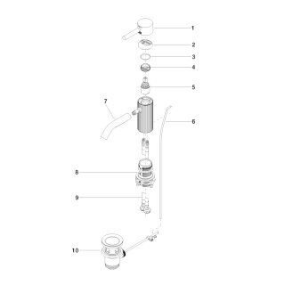 DORNBRACHT 33505660-39 WT-EHM mit Ablaufgarnitur META