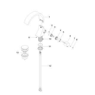 DORNBRACHT 33505811-42 WT-EHM mit Ablaufgarnitur CYO