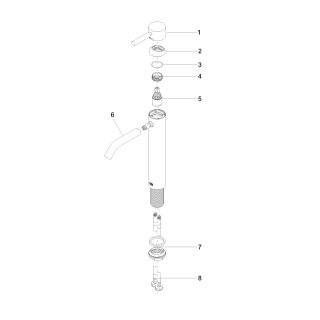 DORNBRACHT 33537660-39 WT-EHM mit erhöhtem Standfuß META