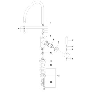 DORNBRACHT 33815888-42 Einhebelmischer TARA 33815888 Bronze
