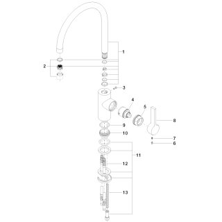 DORNBRACHT 33816875-42 Einhebelmischer TARA ULTRA 33816875