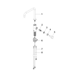 DORNBRACHT 33826861-42 EHM für Spül-/ Profibrause META