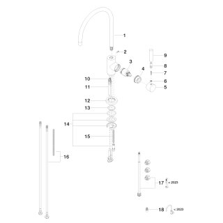 DORNBRACHT 33836888-42 EHM für Spül-/ Profibrause TARA