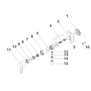 DORNBRACHT 36046970-39 UP-EHM m.Abdeckpl. SERIENSPEZIFISCH