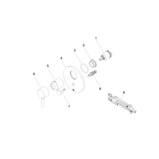 DORNBRACHT 36120660-39 UP-EHM m.Umstellung SERIENSPEZIFISCH