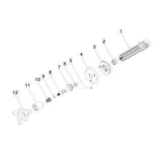 DORNBRACHT 36210809-39 UP-Dreiwege-Umstellung VAIA 36210809