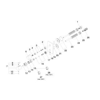 DORNBRACHT 36425845-27 UP-Therm. m.1-Weg-Mengenreg. LISSE