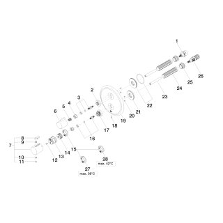 DORNBRACHT 36425977-39 UP-Therm. m.1-Weg-Mengenreg. MADISON