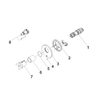 DORNBRACHT 36503892-39 xTOOL UP-Therm. o.Mengenregulier.