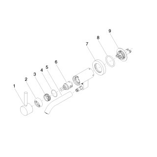 DORNBRACHT 36805660-39 WT-Wand-EHM ohne Ablaufgarnitur META