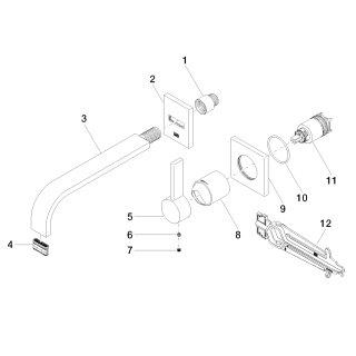 DORNBRACHT 36862782-42 WT-Wand-EHM ohne Ablaufgarnitur MEM