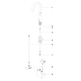 DORNBRACHT 44521782-39 Waschtischarmatur MEM 44521782 Dark