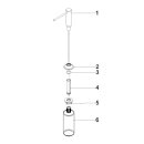 DORNBRACHT 82434809-42 Spender mit Rosette VAIA 82434809