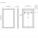 DORNBRACHT 83151980-10 Lichtspiegel, eckig SERIENNEUTRAL