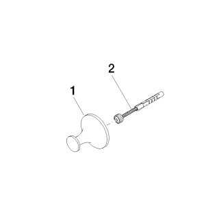 DORNBRACHT 83251809-39 Haken VAIA 83251809 Dark Brass