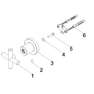 DORNBRACHT 83251892-42 Haken TARA 83251892 Bronze gebürstet