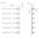 DORNBRACHT 83306979-93 Handtuchw&auml;rmer SERIENSPEZIFISCH