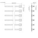 DORNBRACHT 83306980-00 Handtuchw&auml;rmer, 6-fach