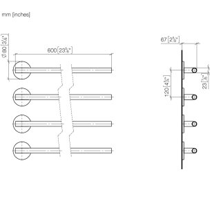 DORNBRACHT 83314979-99 Handtuchwärmer SERIENSPEZIFISCH