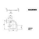 Kaldewei 456630003001 DW ZIRKON Mod.601-1,800x900x35