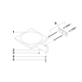 DORNBRACHT 83410780-39 Seifenh., Wandmodell SERIENSPEZIFISCH