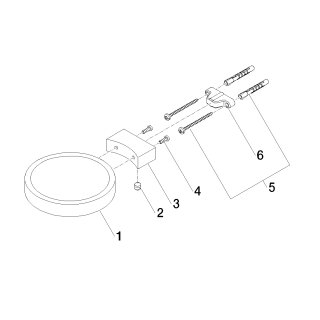 DORNBRACHT 83410979-39 Seifenh., Wandmodell SERIENNEUTRAL