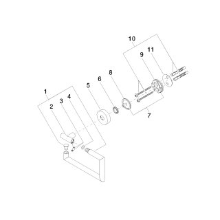 DORNBRACHT 83500979-39 Papierrollenh. SERIENSPEZIFISCH
