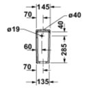 DURAVIT 09530000052 D-Code Sp&uuml;lkasten 6/3L, UWL-Kl.2