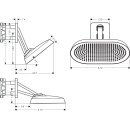 HANSGROHE 39746340 Kopfbrause 370/220 Axor ShowerSphere