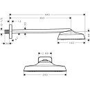 HANSGROHE 39754340 Kopfbrause 250/160 Axor ShowerSphere